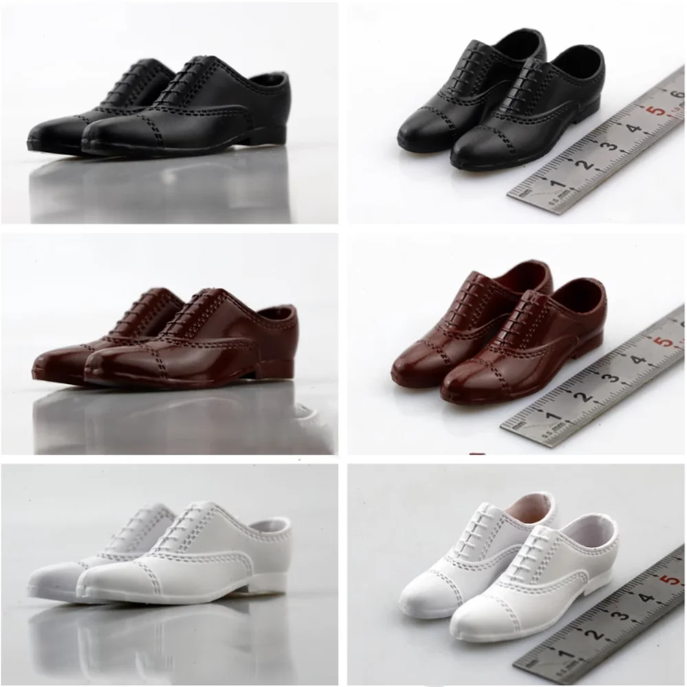 

Snail 1/6 Soldier Trendy Business Pointed Tip Leather Shoes Fit 12'' Action Figure Male Body In Stock Model Toy