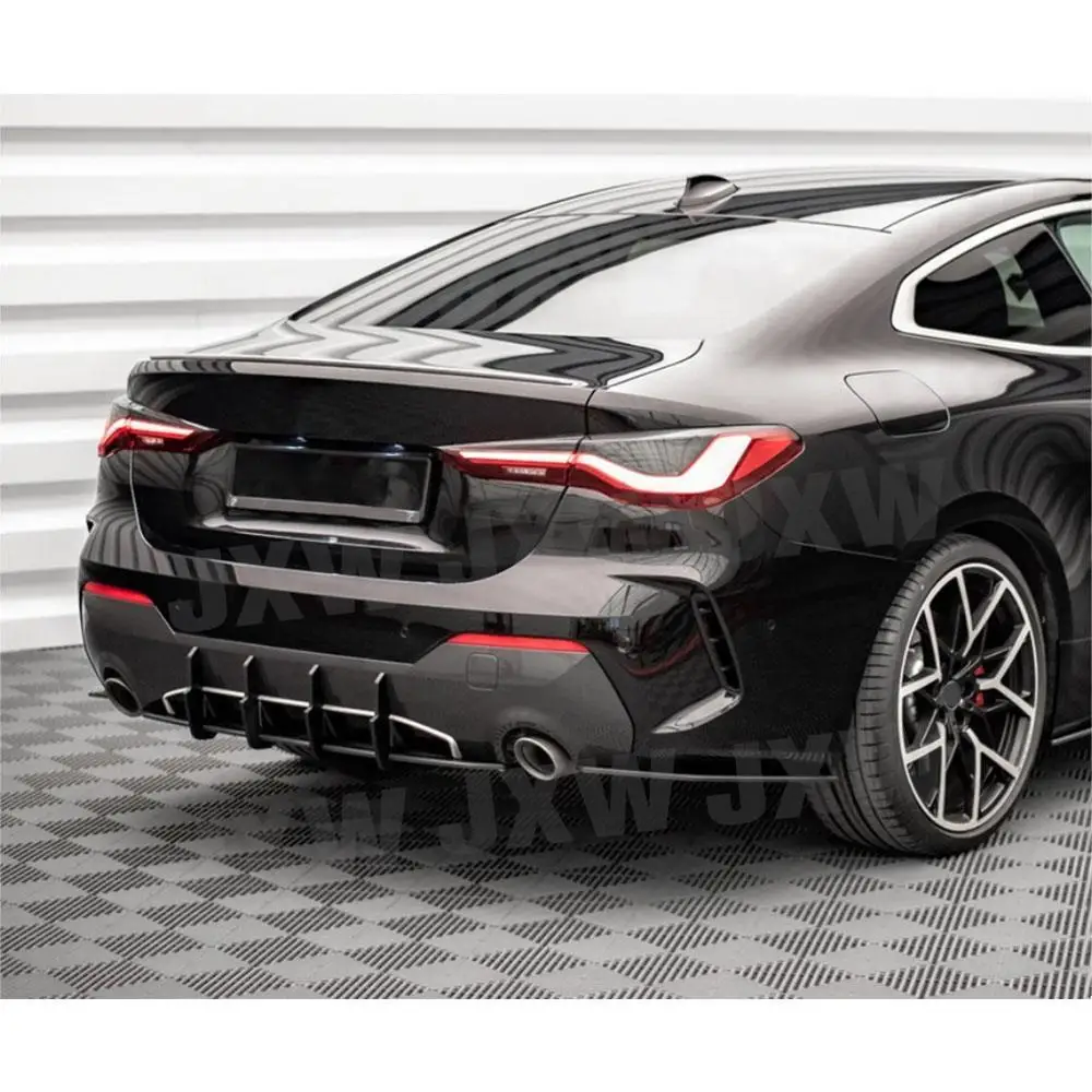 

Задний диффузор-спойлер, канарды, сплиттеры, накладки для BMW 4 серии G22 G23 Coupe 2021+ (аксессуары)