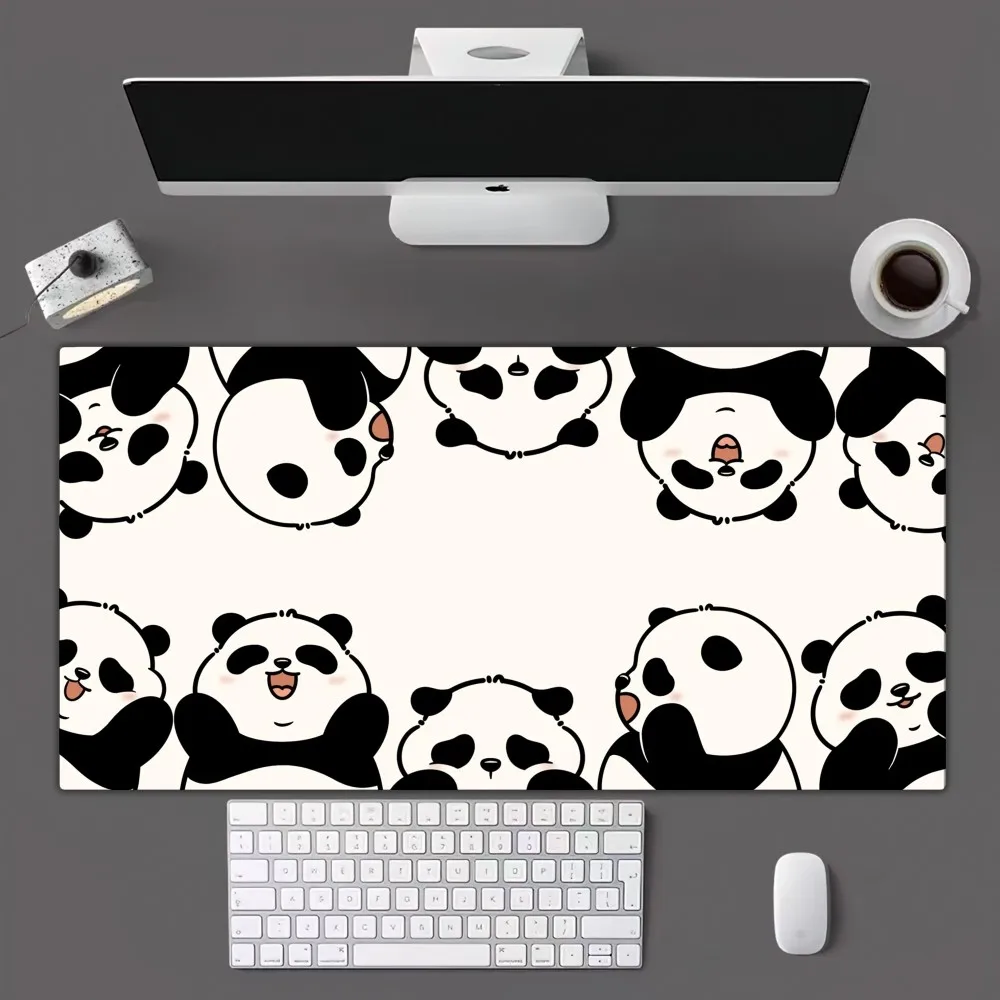 Cute Cartoon Panda Mousepad Mousepad Gamer Mouse Pad Size For Office Long Table Mat