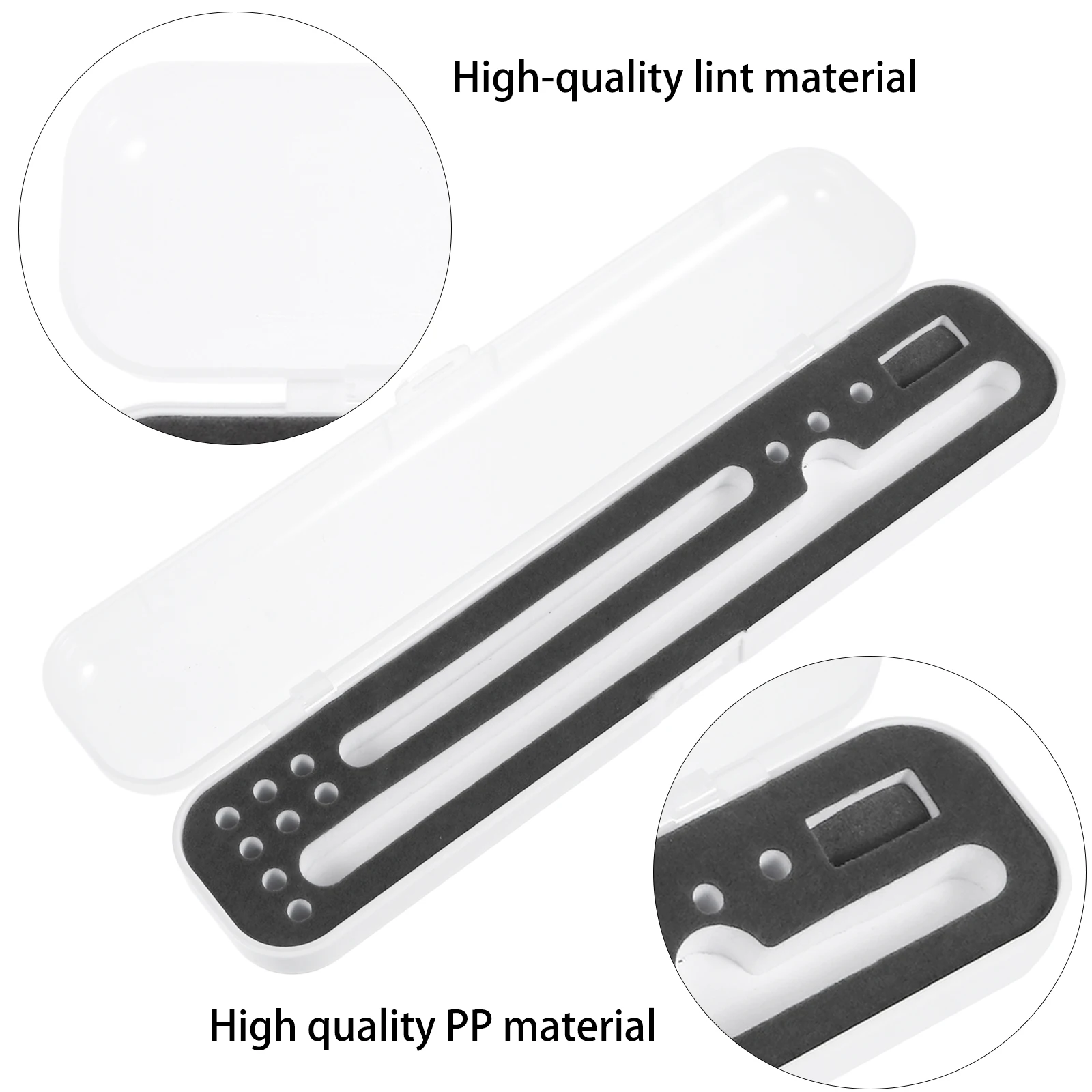 

Pen Case with Cover Practical Pencil for Stylus Holder Multifunction Protective Plastic