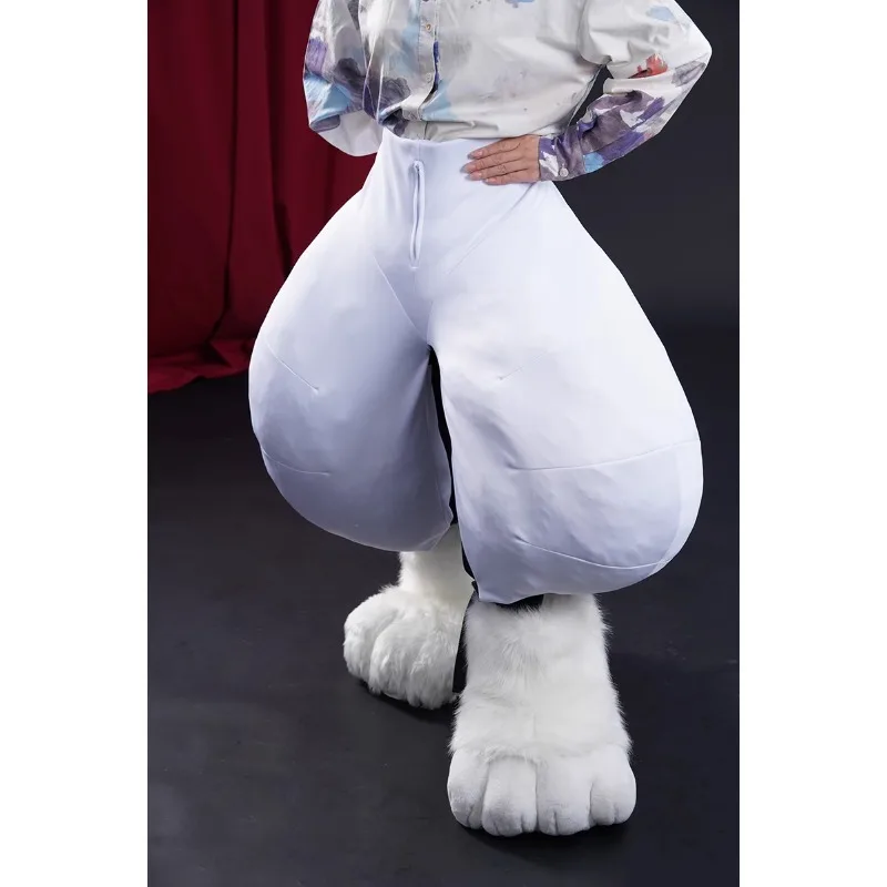 Furuit Animal Costume with Curved Legs and Extra Large Fur Integrated Filling for Large-scale Event Performances