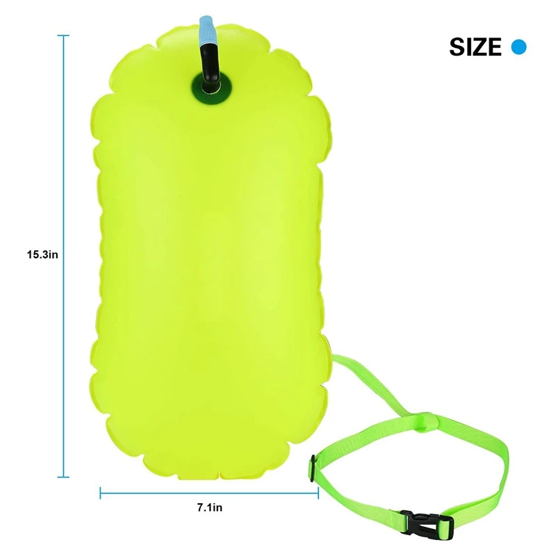 Swim Buoy Float,Swimming Bubble Safety Float With Adjustable Waist Belt For Safe Swim Training,Kayaking,Snorkeling