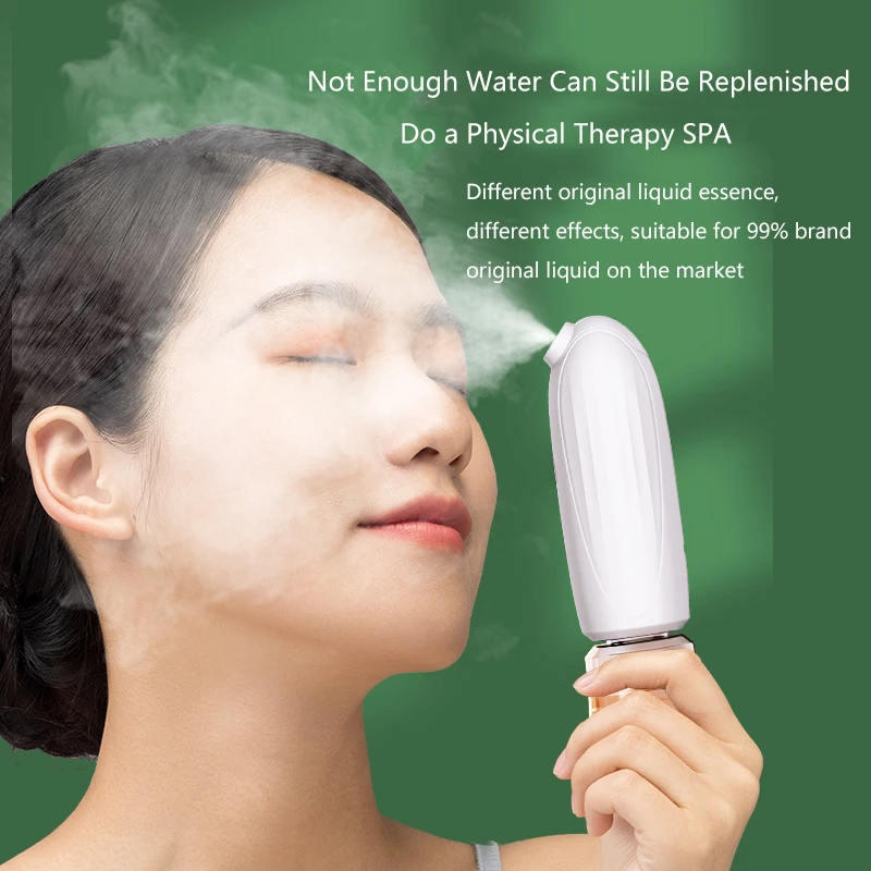 Vaporizador facial portátil y pulverizador de nano niebla, herramienta de cuidado de la piel recargable por USB, hidratación de SPA para acné/piel grasa