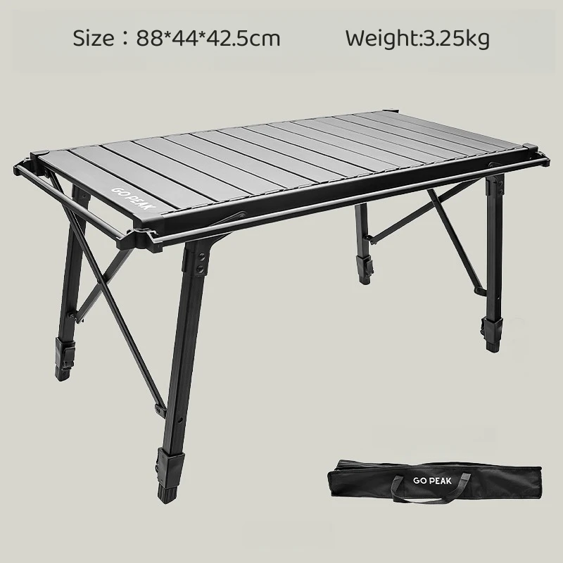 

Outdoor Aluminum alloy IGT Table Adjustable Height Portable Telescopic Camping Table Camping BBQ Backpacking Aluminum Alloy Desk