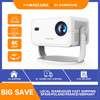 Magcubic 650ANSI L018 Projector Native 1080P Android 14 Auto Focus & Keystone 8K 360° Rotate Wifi6 BT5.4 Airmouse Home Theater