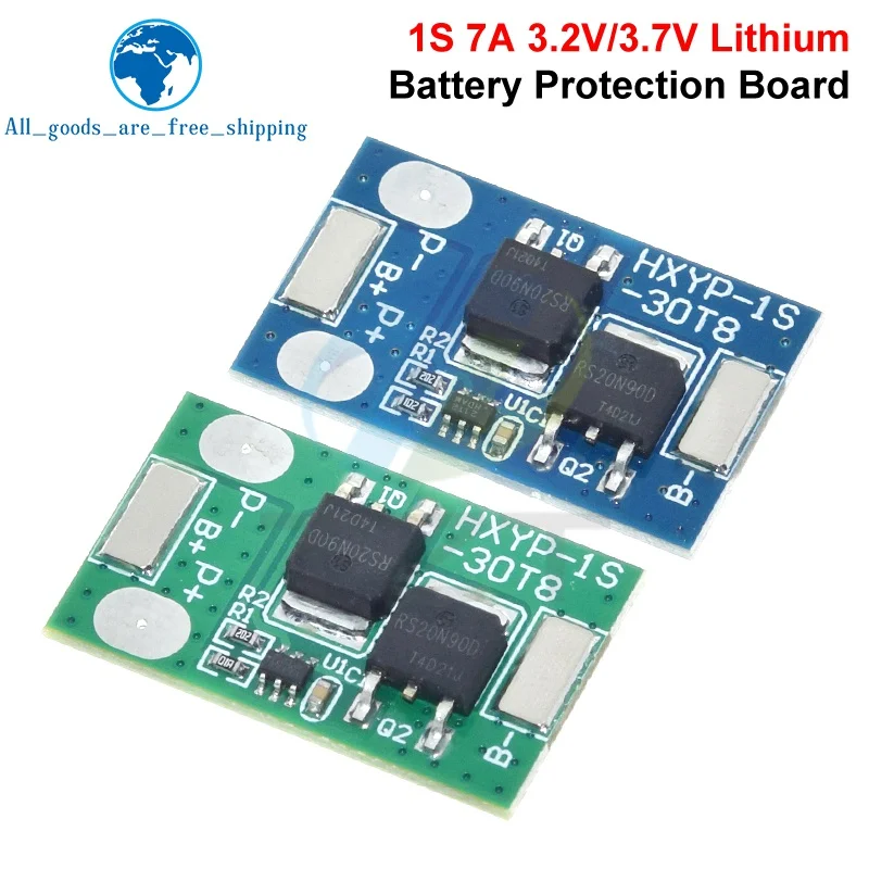 

Lifepo4 Battery BMS 1S 3.2V 3.7V 7A Charging Board Short Circuit Protection PCM Self Recovery With Temperature Protection