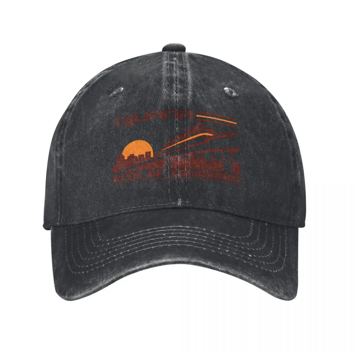 Tijuana City of Tomorrow Baseball Cap Rave Hat Baseball Cap Fashion Beach Beach Mens Women's