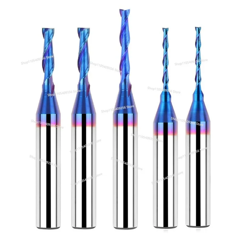 For Spiral Cutter for Top Cut Wood Inlay Groove Engraving Milling Cutter Nano Carbide Woodworking Milling Cutter