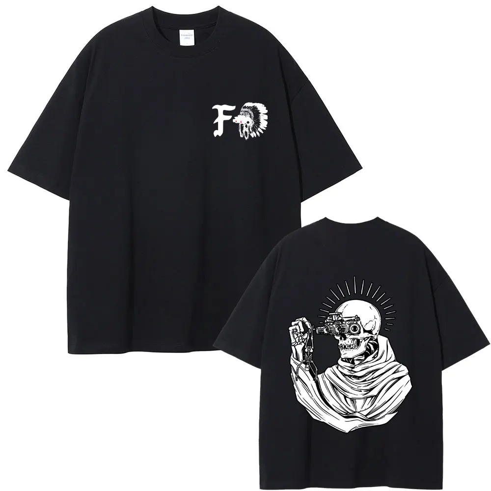 

Forward Observations Group Skeleton Graphic T-shirts Men Women High Quality Soft Cotton T Shirt Male Fashion Oversized Tshirt