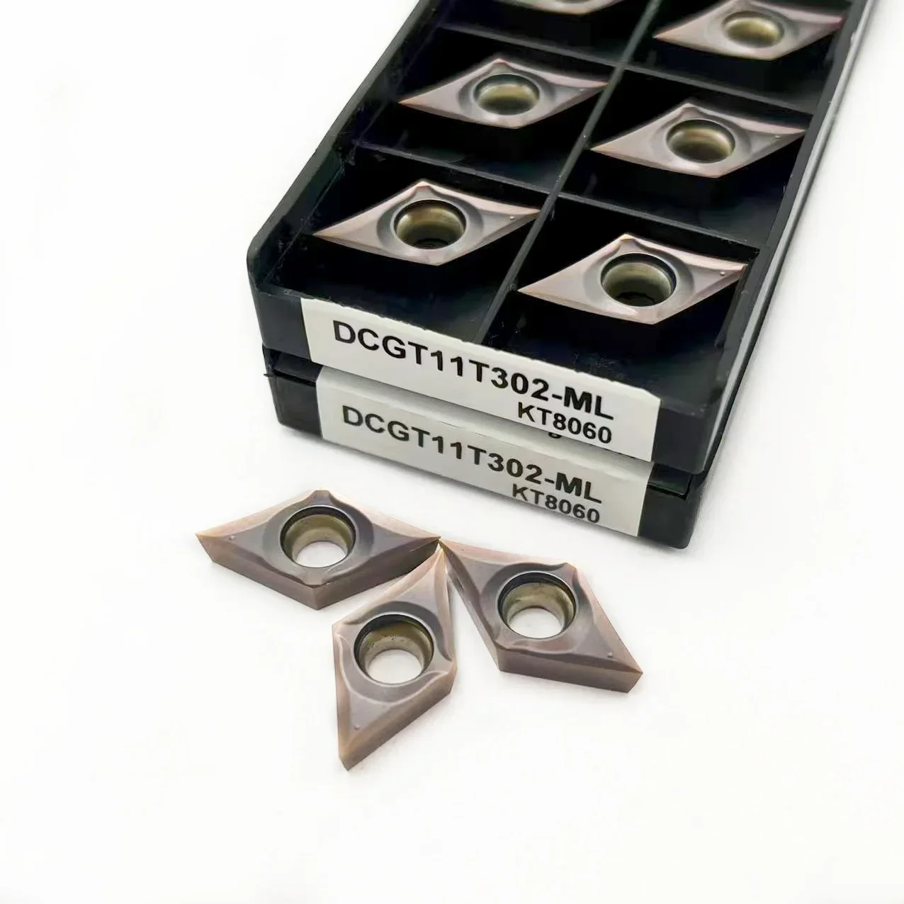 DCGT070202 11T304 Sliding Head Machine Insert Solid Carbide Insert For External Turning And Internal Boring For Stainless Steel