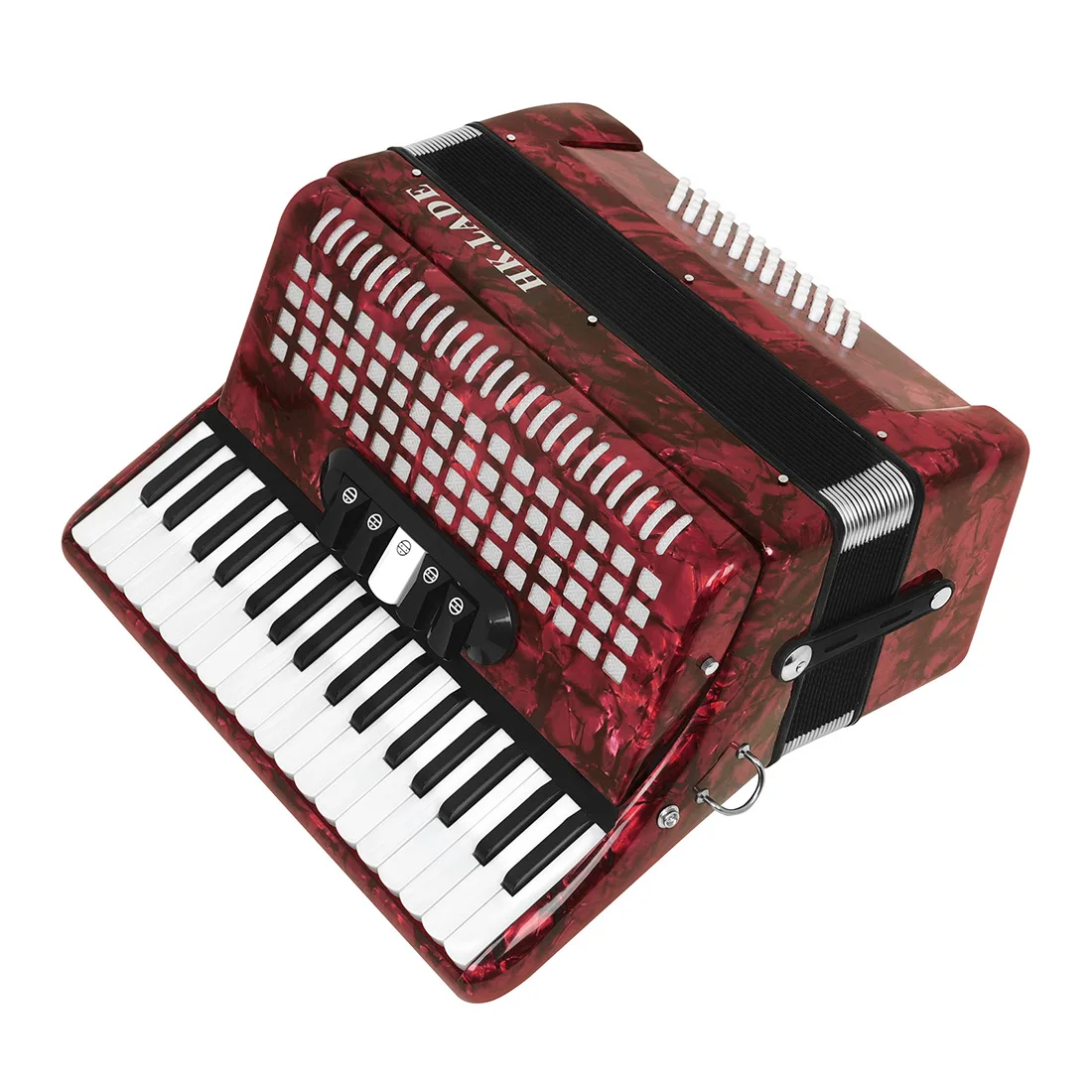 

34 Key Professional Grade Playing Red Personality Accordion