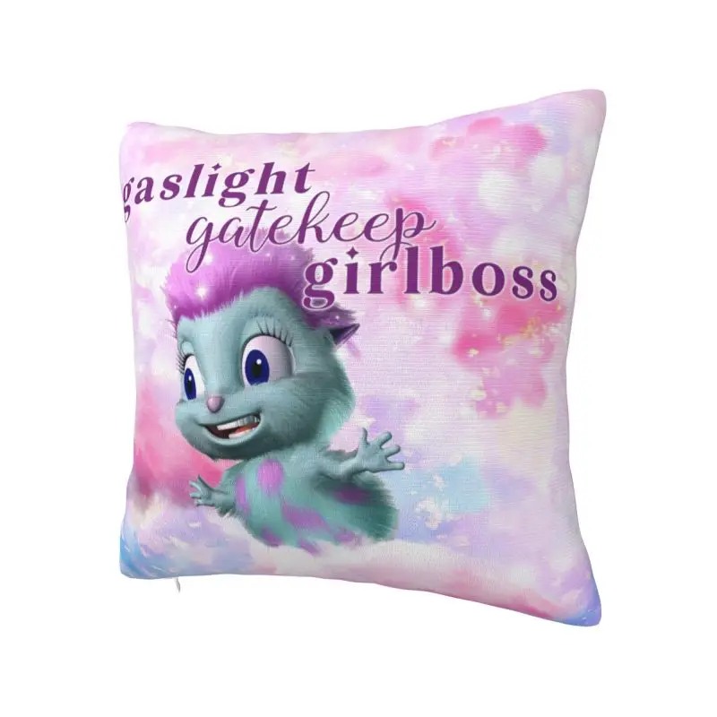 Bibble Beliefs Happiness Pillow Covers Decoration Modern Cartoon Cushions for Sofa Square Pillowcase