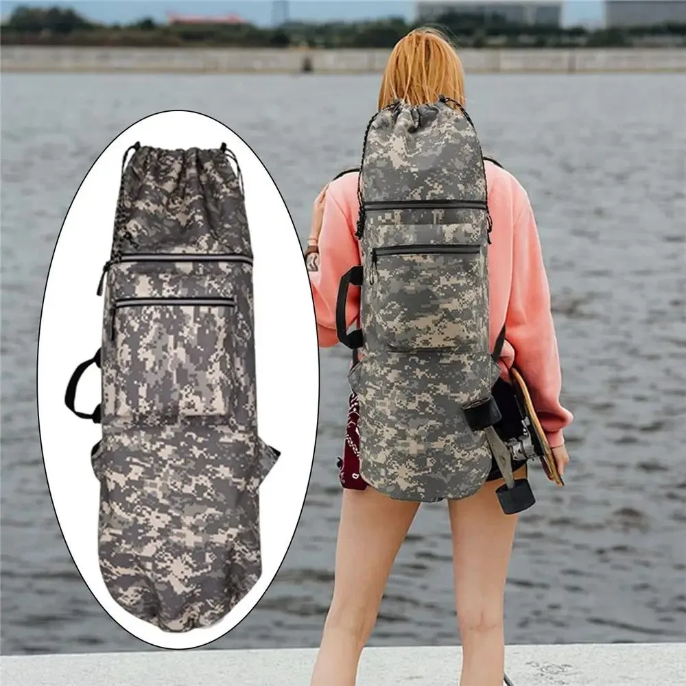 Skateboard Carry Bag Skiboard Handbag Shoulder Bag Waterproof Longboard Backpack Outdoor Sport Accessories