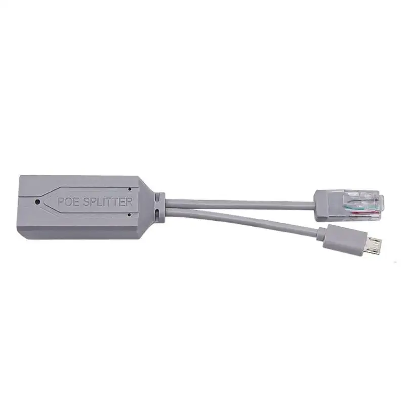 R53C IEEE802.3af USB Active PoE Splitter Adapter Converts 48V to 5V for USB Device