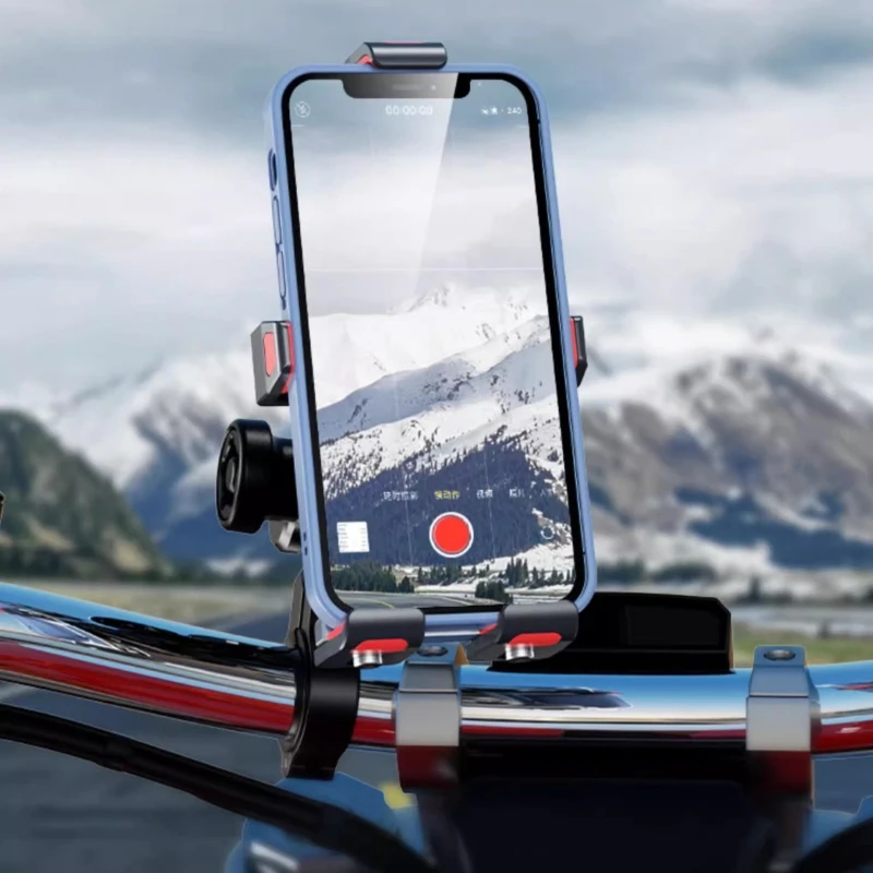 

Alloy bracket motorcycle shockproof wireless fast charging