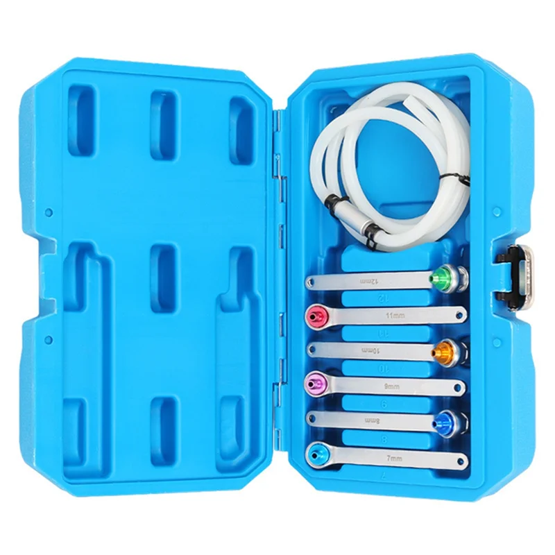 

Y51A-Bleed Brake Fluid Spanner Kit Brake Bleeding Wrenches Brake Pump Screw Oil Socket Wrench Brake System Exhaust Wrench