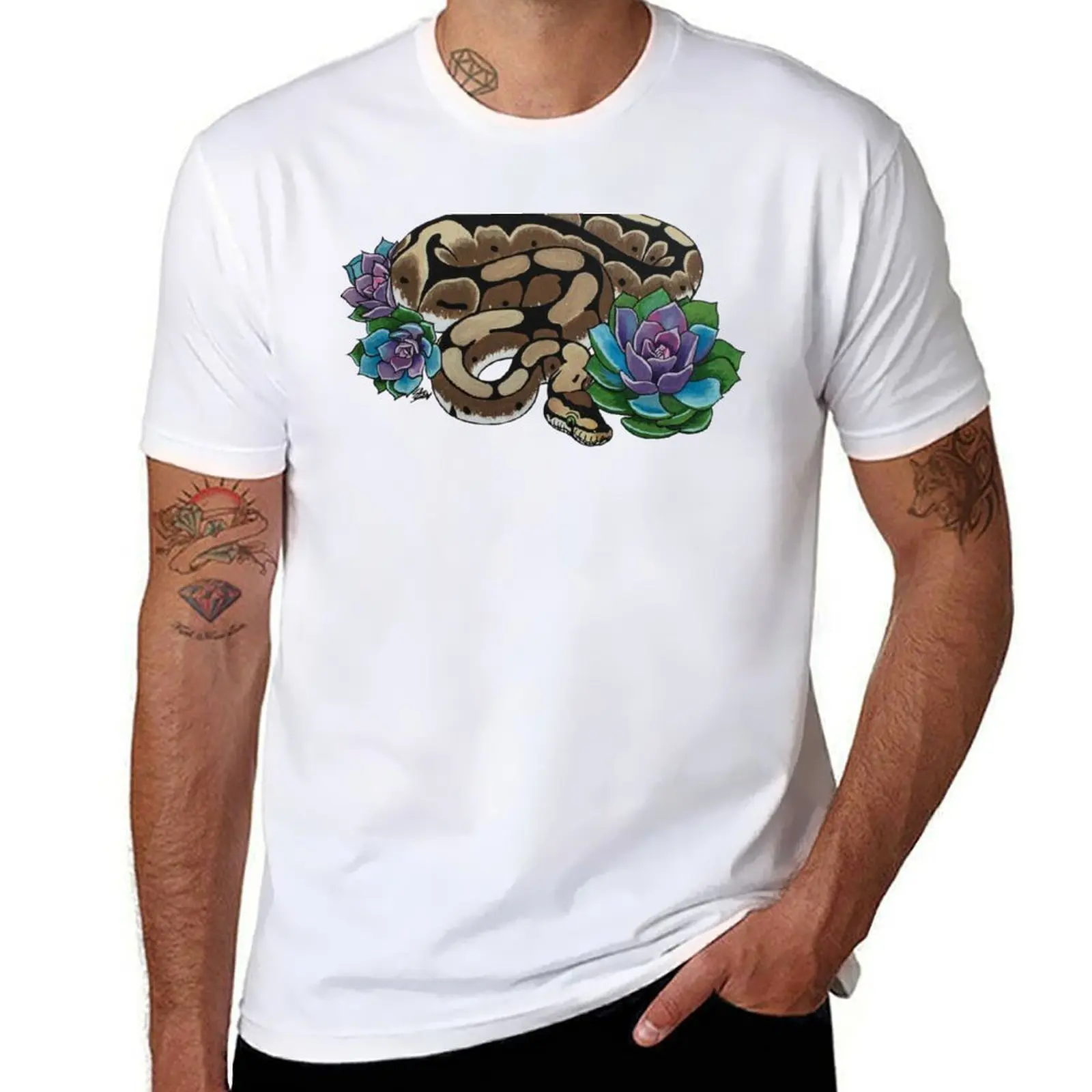 

Spider Ballpython T-Shirt essential t shirt t shirts for man graphic funny T-Shirt
