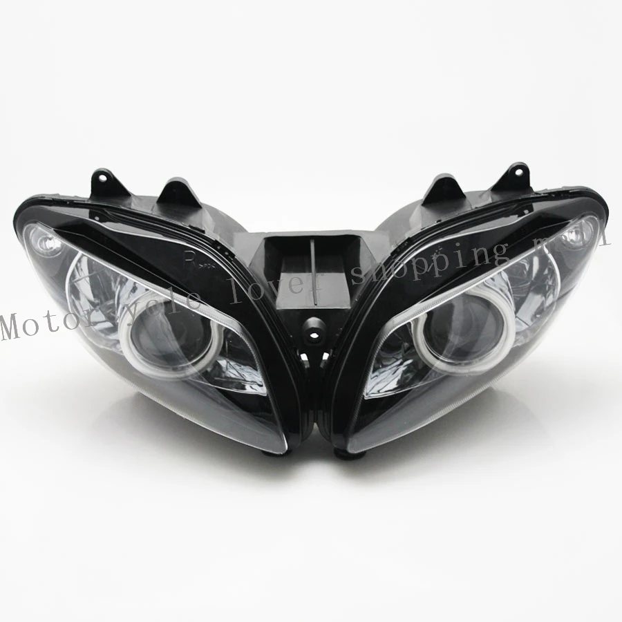 Motorcycle Headlight Custom Red Angel Eyes LED Head Light Projector Headlight Assembly For YAMAHA YZF R1 1998-1999 faro led moto