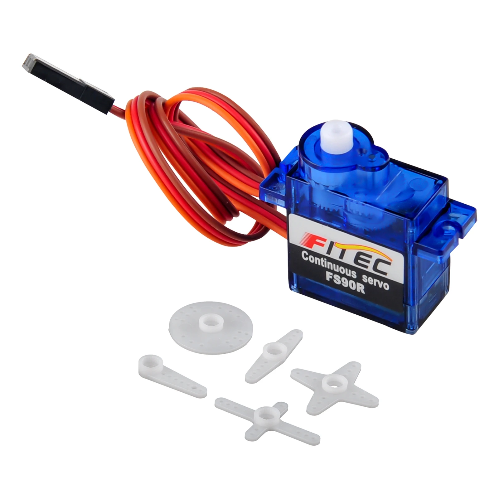 Feetech FS90R 9g Micro servomoteur 360 Rotation continue pour Arduino RC Robot hélicoptère avion bateau projet de bricolage