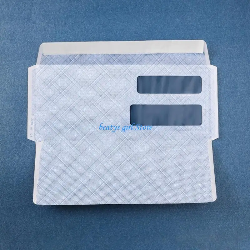 C7AB Security Envelopes Double Display Window Recycled Paper Office Letter Mailing