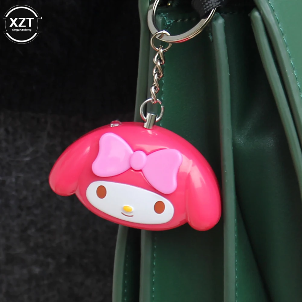 Cute Mini Self Defense Keychain Alarm Super Loud Personal Security Alarm Anti-Attack Emergency Alarm Keyring For Women Kids