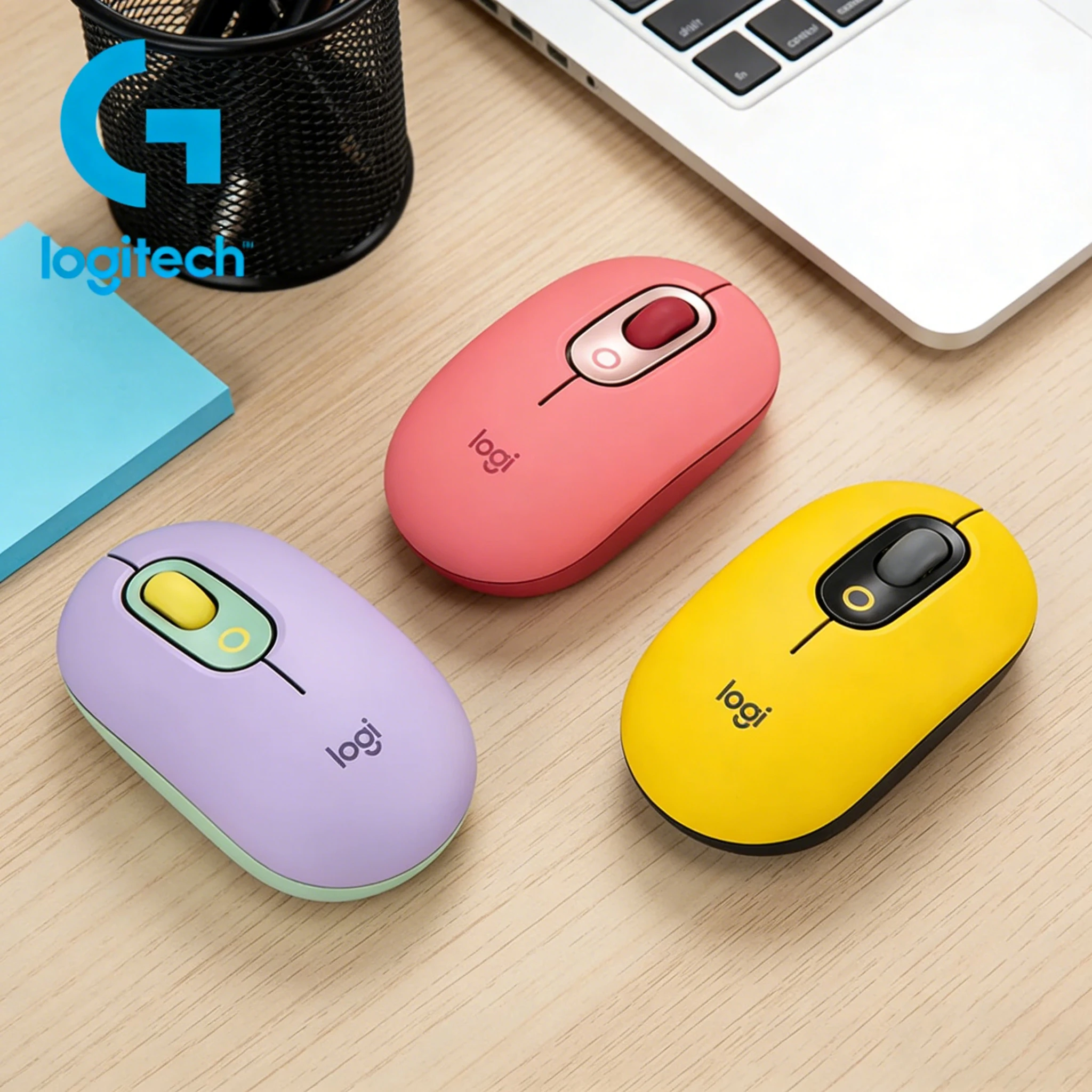 Logitech POP Mouse — Wireless Bluetooth Silent Mouse (Deskto