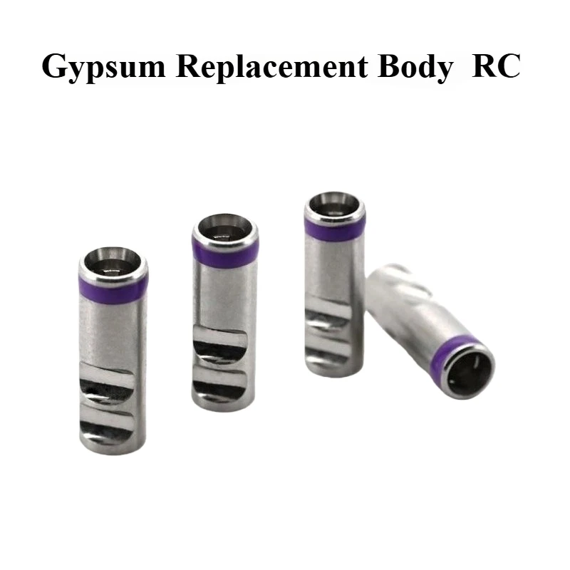10pcs Gypsum Replacement Body RC Dental Open Tray Transfer Replica Laboratory Simulation Supplies Alternatives Screw Equipment