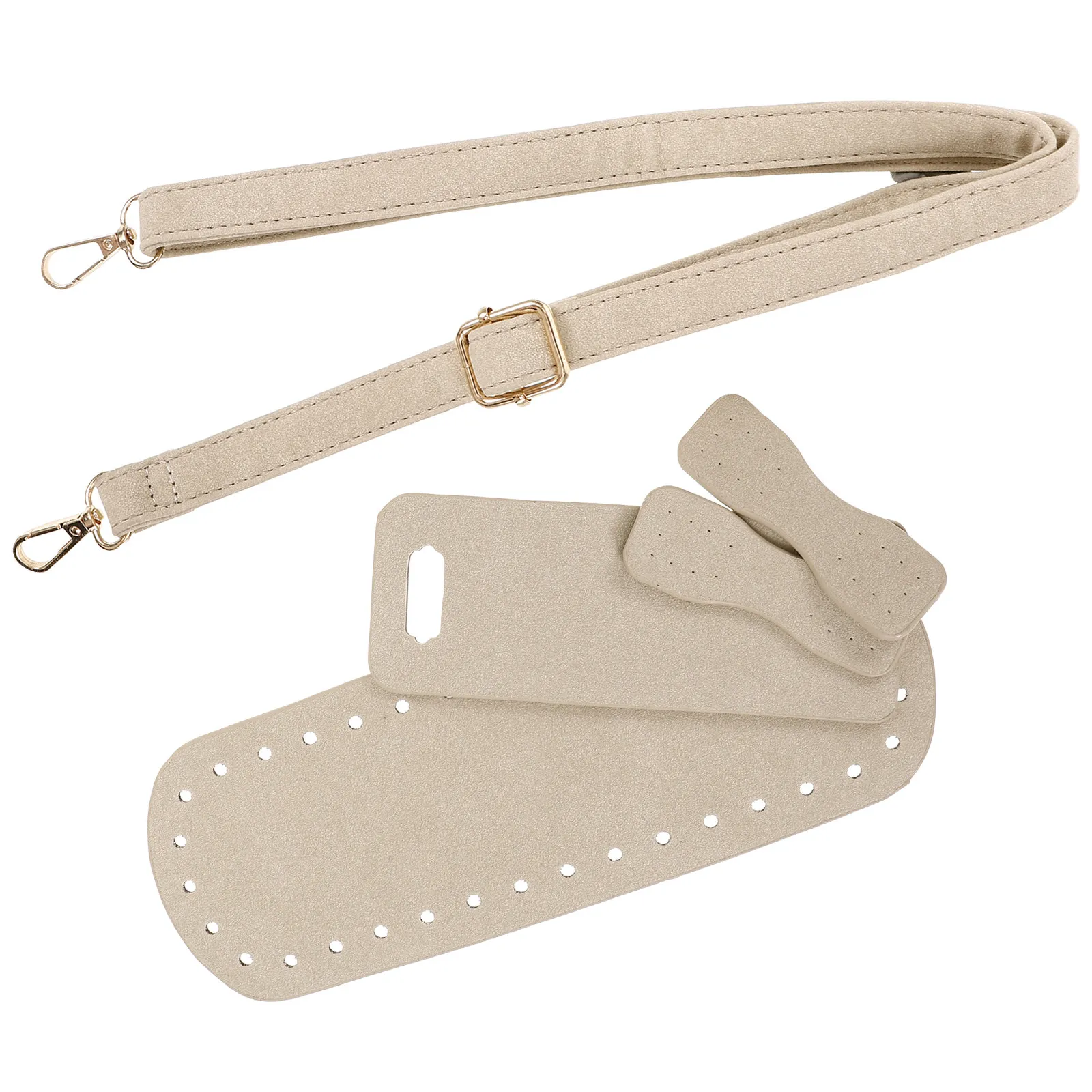 

1 Set Woven Bag Knitting Kit Nubuck DIY Handmade Large Capacity Purse Making Kit for Gift Birthday Anniversary