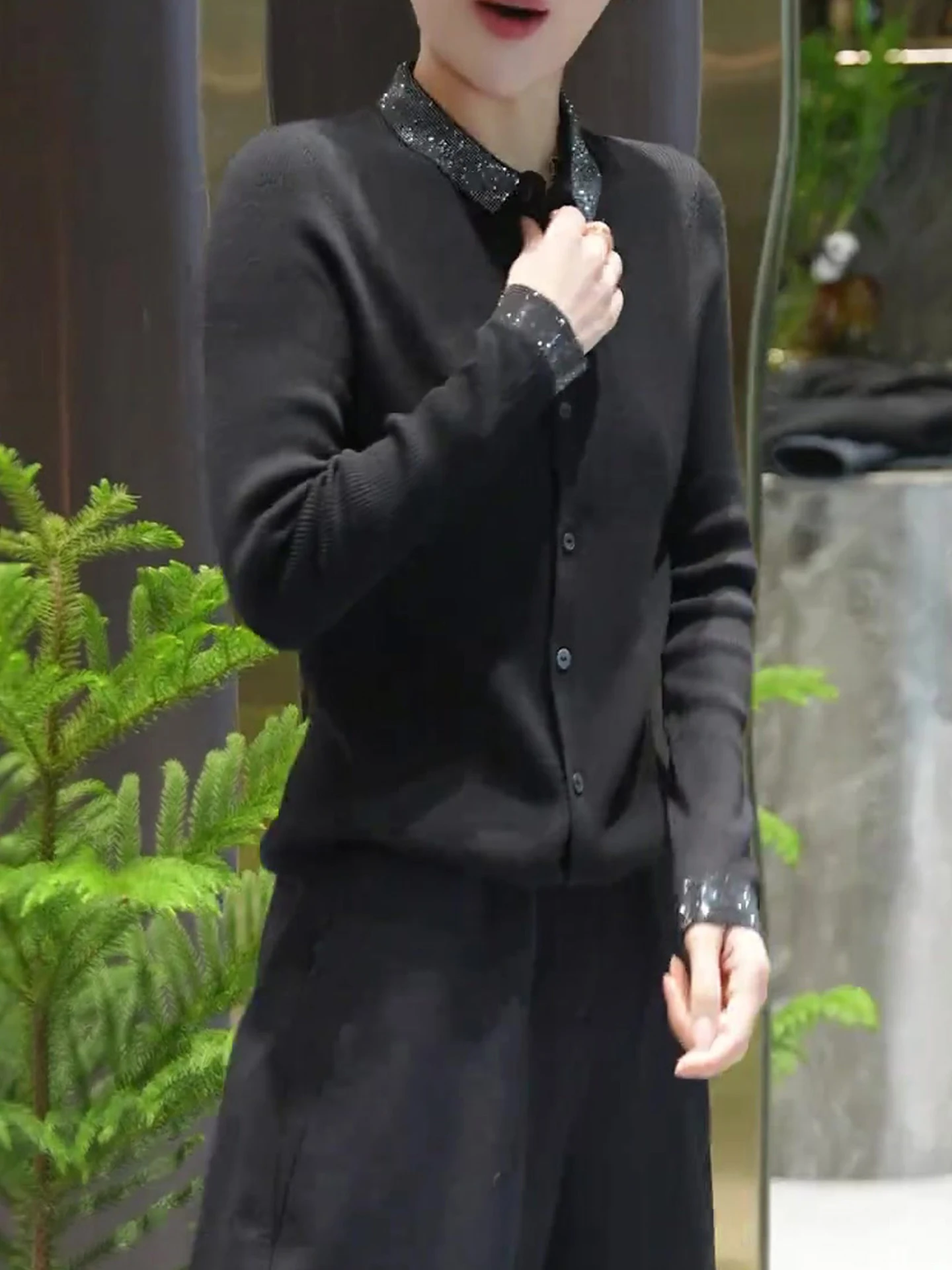 الشتاء سليم صالح كامير محبوك سترة مفتوحة طويلة Sve زر واحد تصميم تنوعا Faionable الكورية Sle المرأة الأعلى