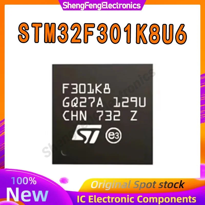 Chip microcontrolador MCU Semiconductor STM32F301K8U6 QFPN32