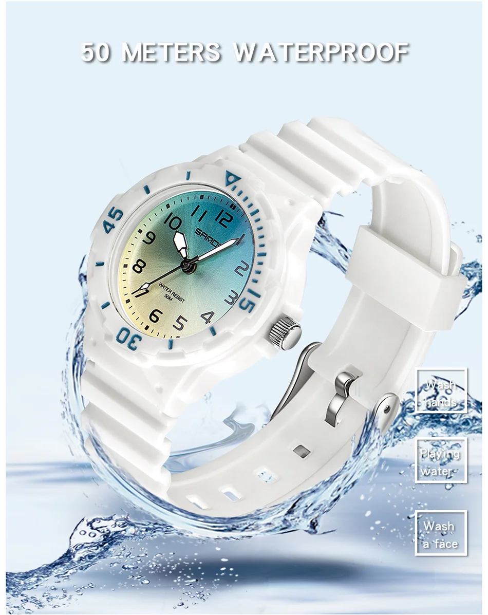 

SANDA Fashion Trend Women Watch 2023 New Casual Womens Clock Luminous Hands 50M Waterproof Wristwatches Quartz Reloj Mujer 6011