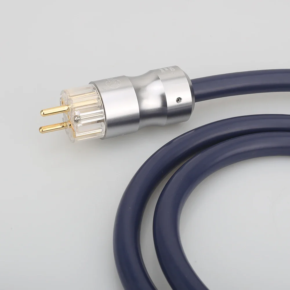 P101 하이 엔드 7N 구리 SCHUKO 전원 케이블 DVD CD AMP 전력선 용 금도금 EU 플러그 hifi 케이블