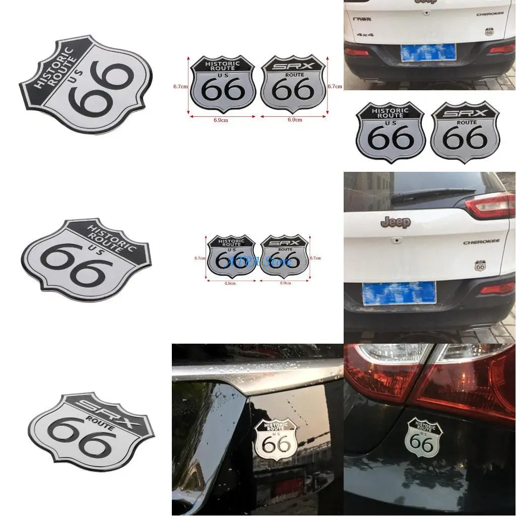 

U13C 3D Car Badge Sticker Decal Metal For US