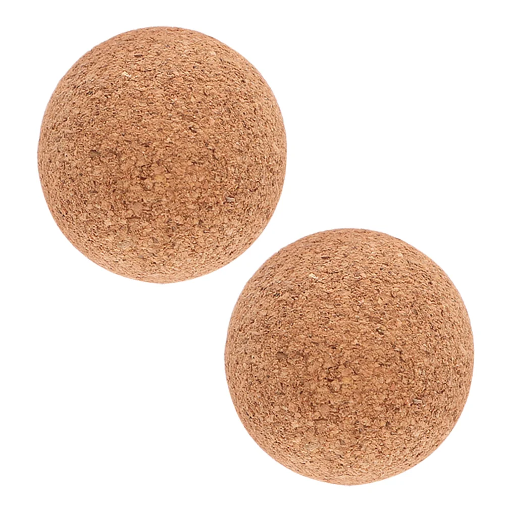 2 Pcs Football Table Tennis Accessories Small Soccer Balls Foosballs Replacement Wooden Mini