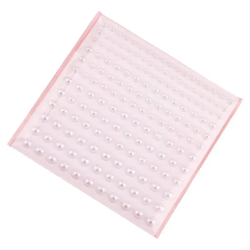 

652F Pearls Stickers for Crafts Selfs Adhesive Face Pearls Sticker Hair Pearls On Pearls Beads for Makeup,Earring