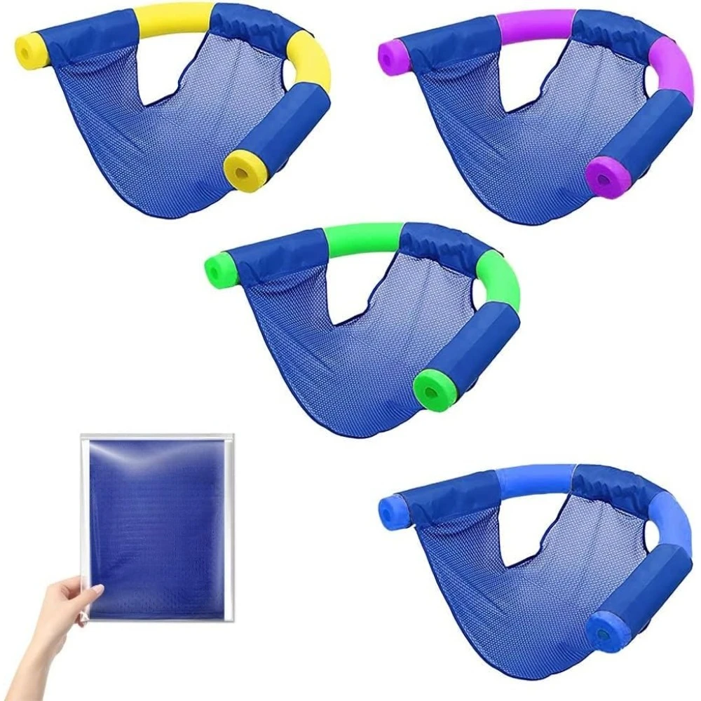 

Pool Noodle Floating Mesh Chair for Floating Pool Noodle, Only Swimming Net Lounge Chair Seat, Great for Water Relaxation