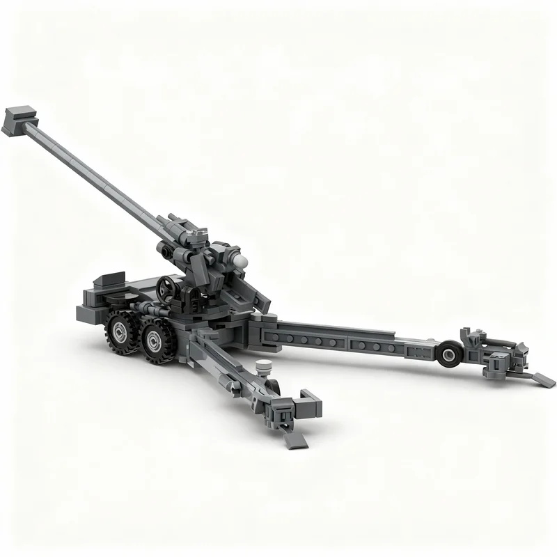 

271pcs MOC FH Howitzer Artillery Gun Cars Model Building Blocks Construction Toy Christmas Gifts DIY Creative Idea Education
