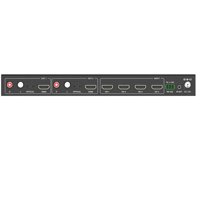 4K60 4x2 HDMI Multiviewer  Seamless UHD Video Matrix Switcher