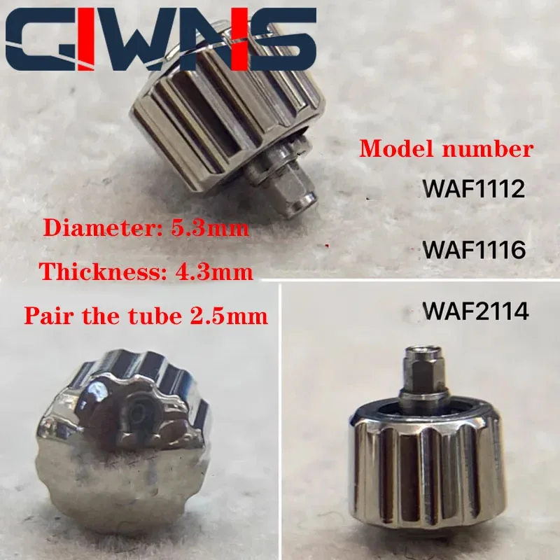 

For Tag Heuer WAF1112/WAF1116/WAF2114 Internal Screw Head Watch Crown Accessories