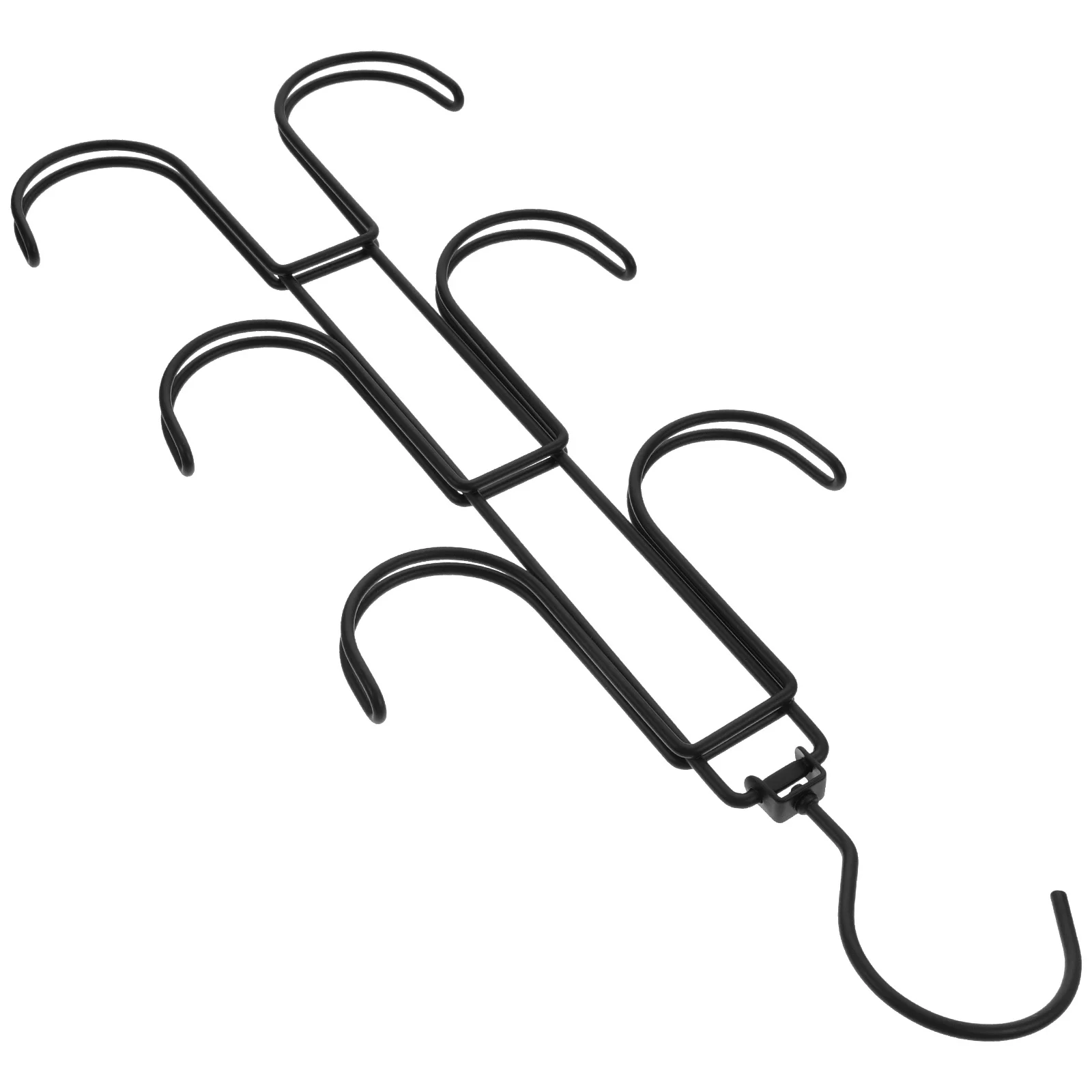 

Space Saving Rotating Handbag Hanger for Wardrobe Storage Holds Bags Belts Scarves Ties Efficient Closet Organization Solution