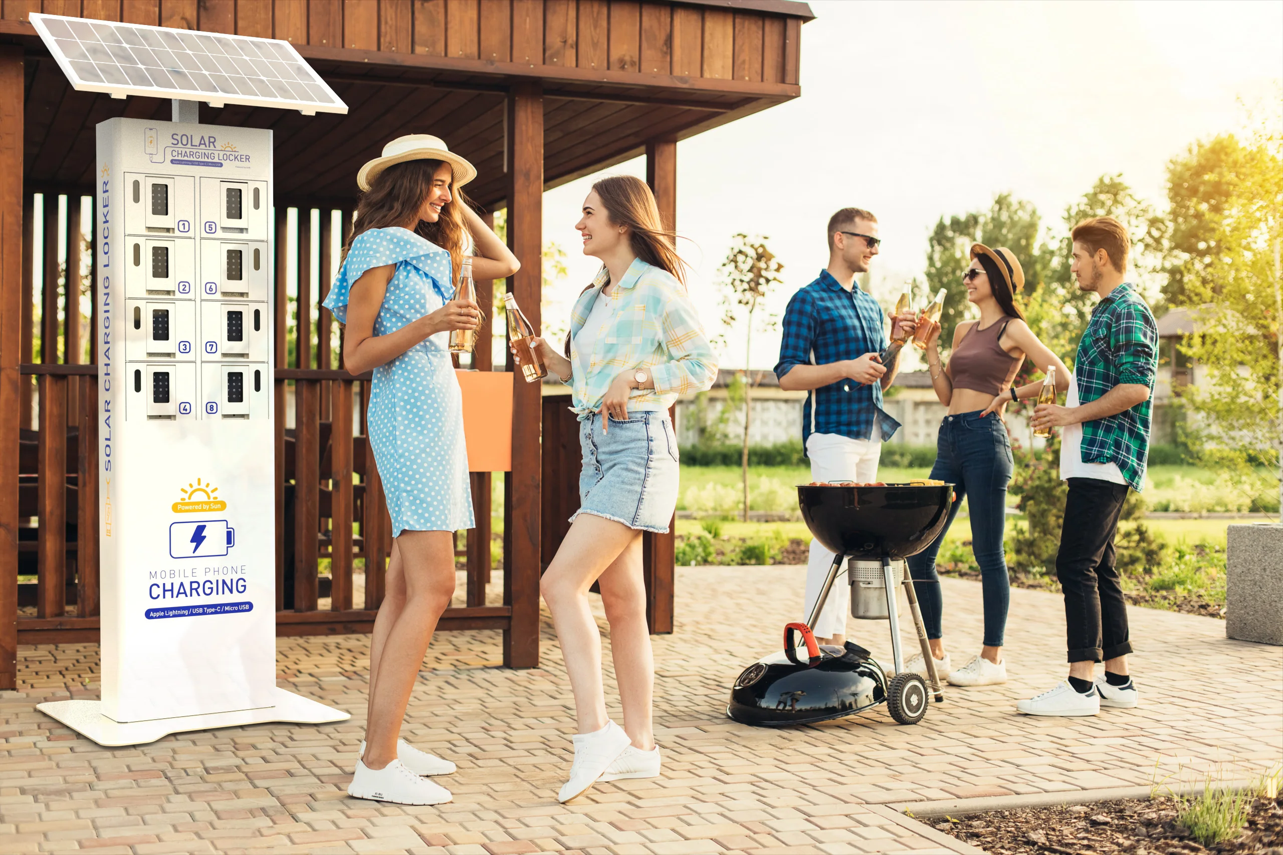 الجهاز: الوضع المزدوج اللاسلكي والسلكي، موفر للطاقة للمنزل والتخييم والمزرعة Y2 المبيعات الساخنة تعمل بالطاقة الشمسية