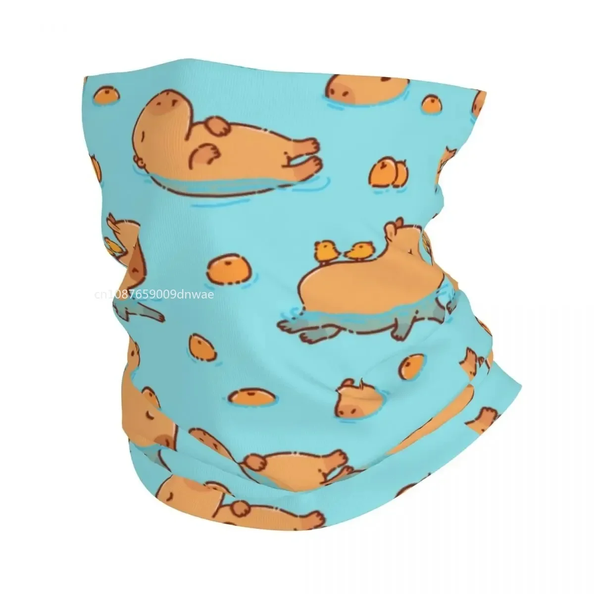 Not Fast Not Furious Capybara Bandana Neck Gaiter Printed Tobe Fonseca Balaclavas Face Mask Scarf Outdoor Headband Hiking Adult