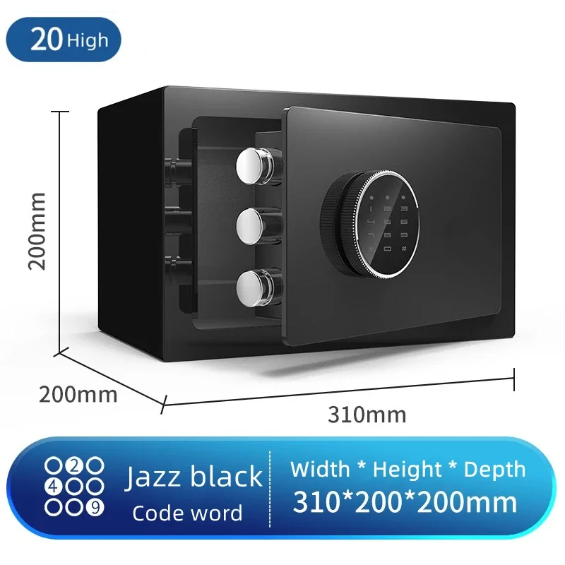 New Invisible Safe Password Cabinet Bedside Table Anti-theft Clip Ten Thousand Safe Built-in Wardrobe Safe Deposit