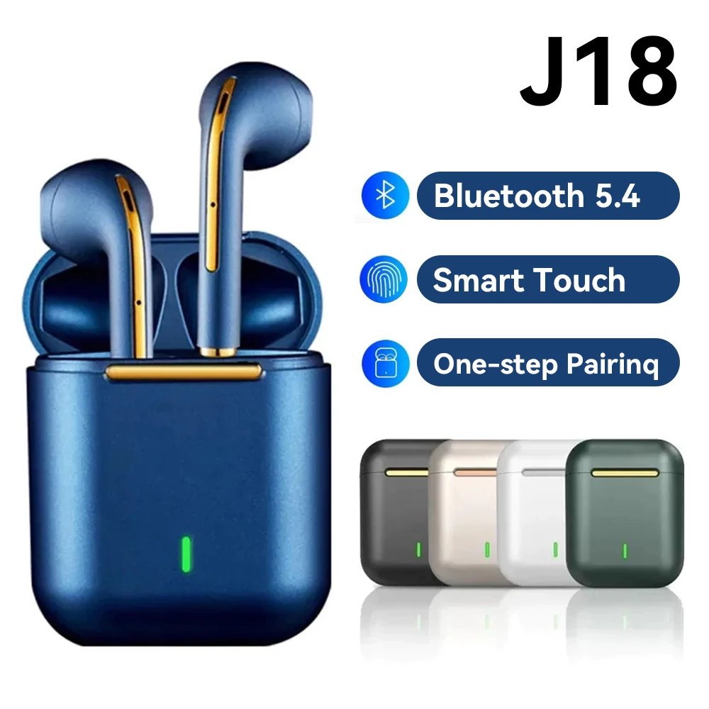 J18 TWS Bluetooth Earphones: High-Definition Noise Cancellation, Comfortable to Wear and Versatile – Music Earphones