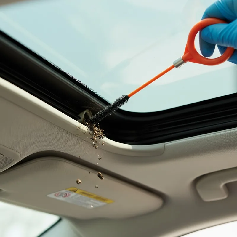 Car Sunroof Long Hose Drain Hole Drain Unclogger Car Pipe Tool Cleaner Car Sewer Unclogger Cleaning Brush Auto Accessories