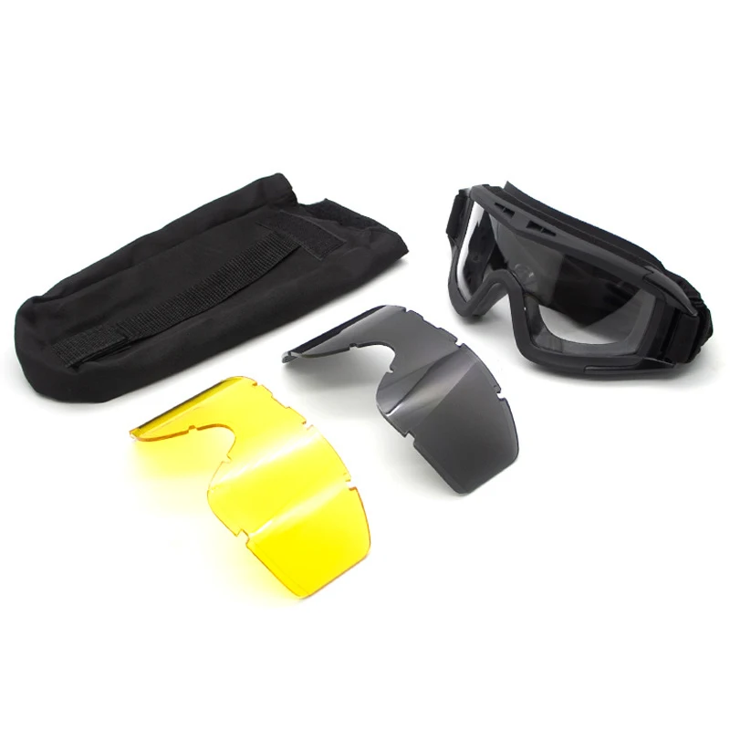 Outdoor Tactical Glasses Desert Locust Army Fan Goggles Anti-shock Sports Unisex Bulletproof Glasses Men\'s Cycling Goggles