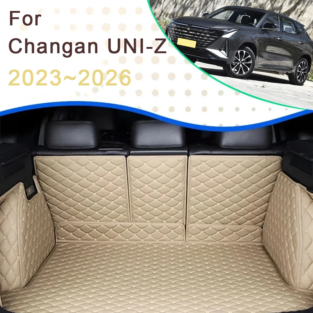 

Car Rear Trunk Mats For Changan UNI-Z UNIZ Oshan Z6 Volga K40 2023~2026 Waterproof Mats Storage Pads Carpets Auto Accessories