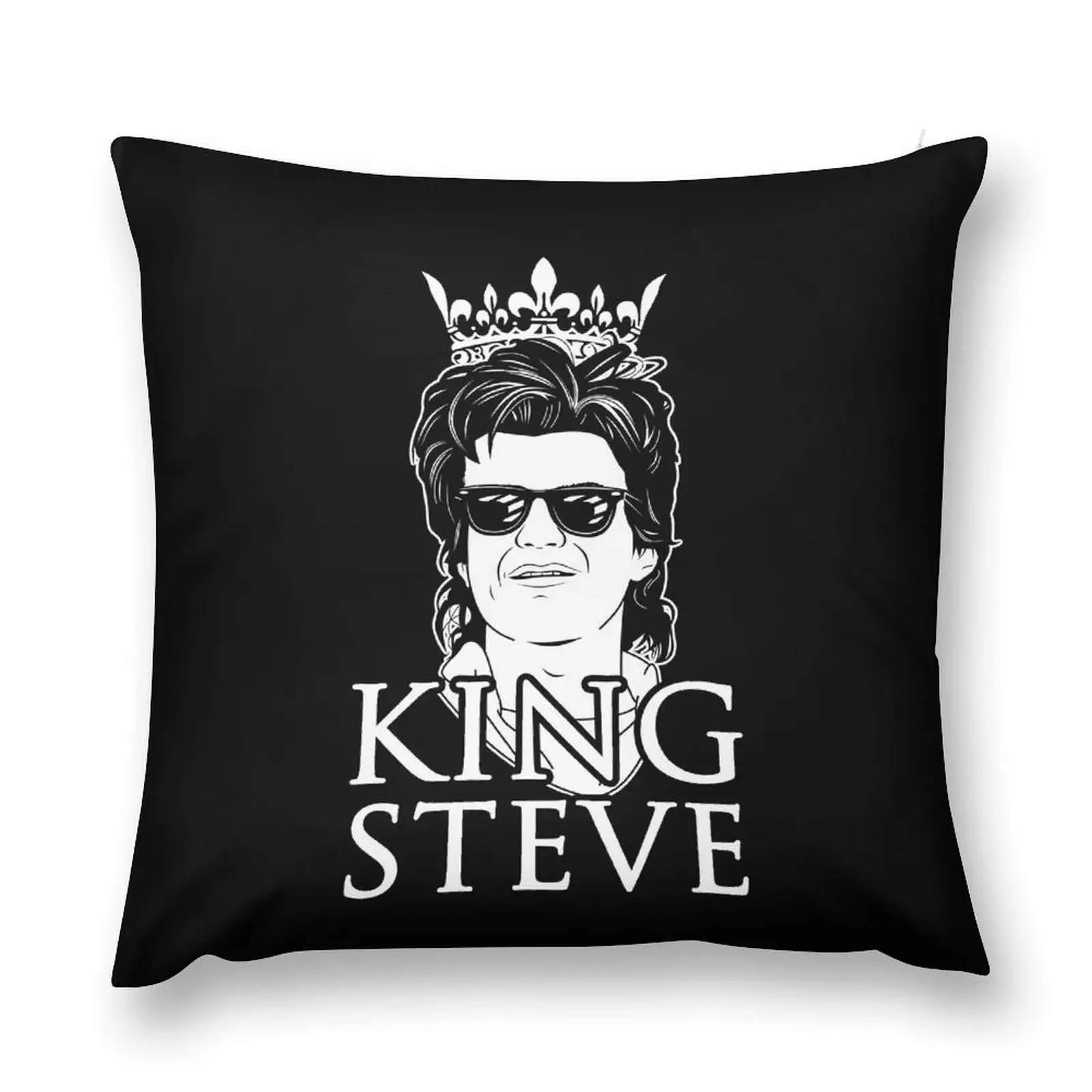 King Steve Harrington Best Babysitter Meme Throw Pillow Decorative Cushion Marble Cushion Cover pillow