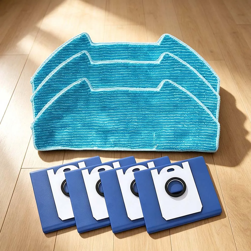 Clog-free Dust Collection Bags for dustin Vacuum Parts As Shown Replacement Mop Pads Microfiber Material Strong Seal Technology