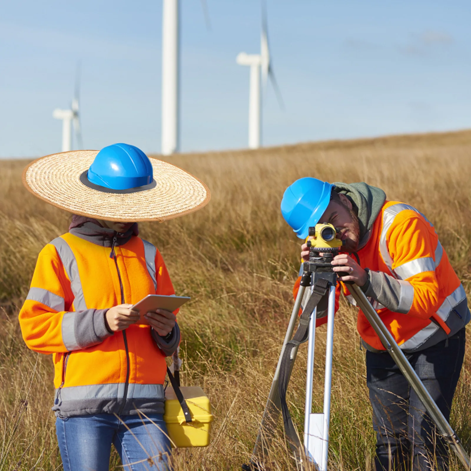 

Construction Hat Sun Shade Hard Hat Visor Full Brim Breathable Lightweight Safety Accessory for Outdoor Workers Gardening